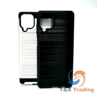    Samsung Galaxy A12 - Slim Sleek Brush Metal Case